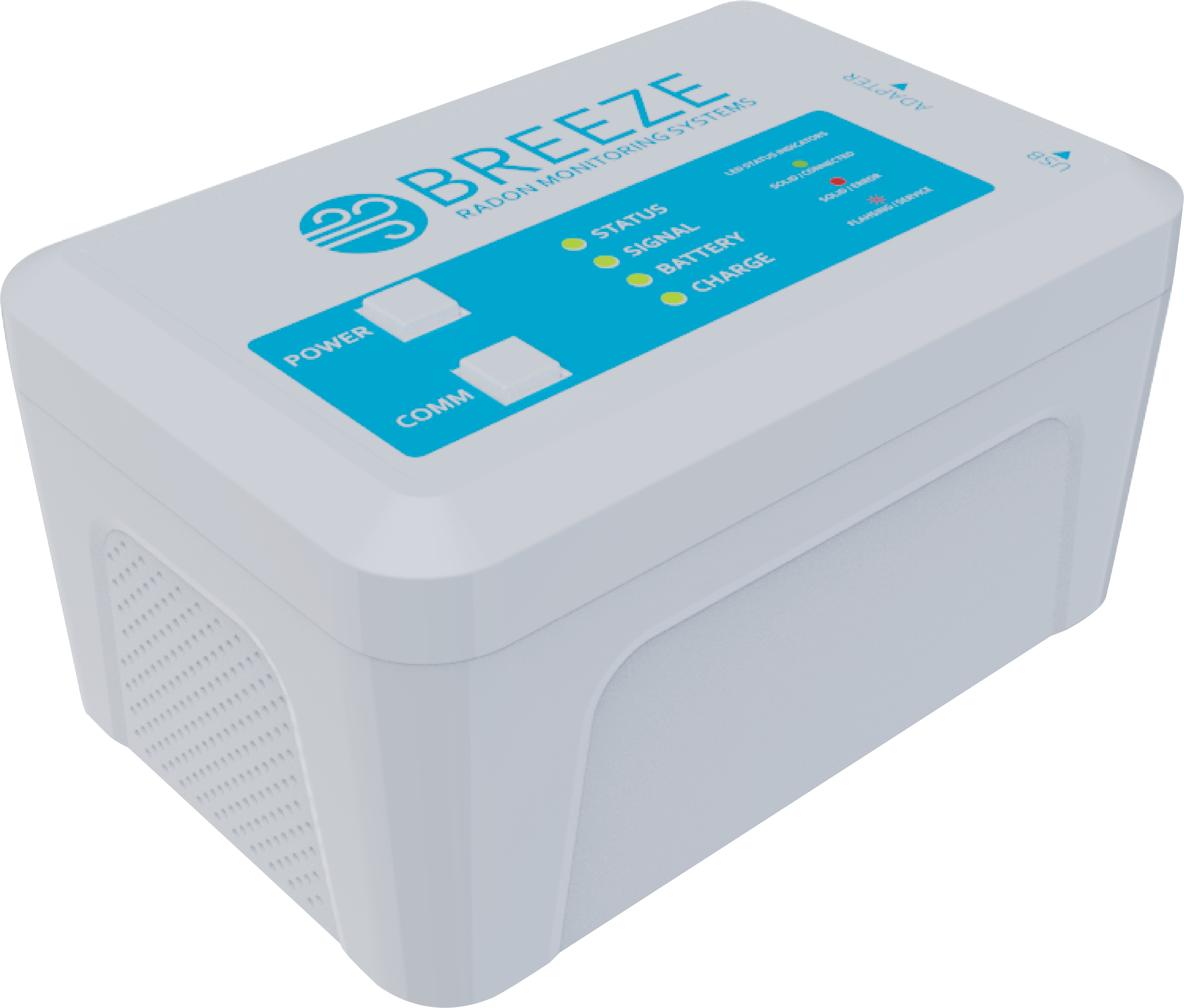 BREEZE 4 Continuous Radon Monitor Preorder Option 1 with case