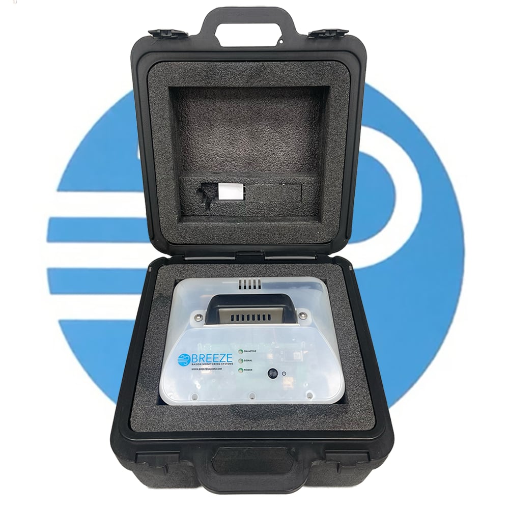 Breeze Single Unit Carrying Case for ET / ET Lite / Breeze Radon Monitor